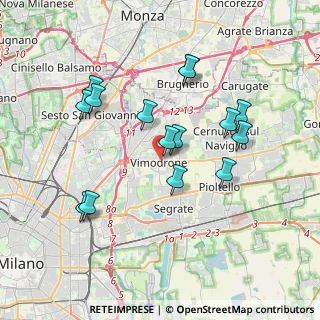 Mappa 20090 Vimodrone MI, Italia (3.55733)