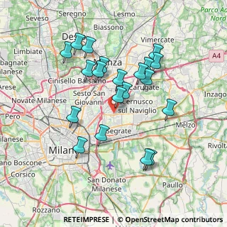 Mappa 20090 Vimodrone MI, Italia (6.8945)