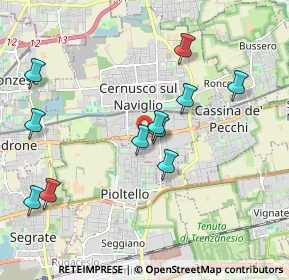 Mappa Via S. Pio X, 20063 Cernusco sul Naviglio MI, Italia (1.96182)