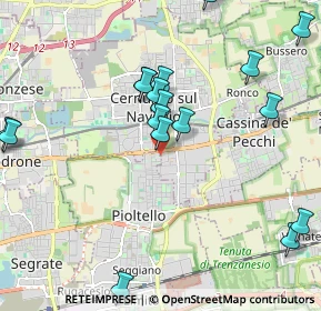Mappa Via S. Pio X, 20063 Cernusco sul Naviglio MI, Italia (2.405)