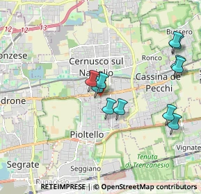 Mappa Via S. Pio X, 20063 Cernusco sul Naviglio MI, Italia (1.91)