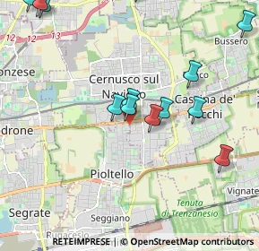 Mappa Via S. Pio X, 20063 Cernusco sul Naviglio MI, Italia (2.32308)