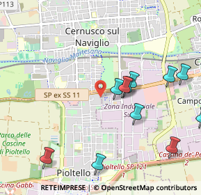 Mappa Via S. Pio X, 20063 Cernusco sul Naviglio MI, Italia (1.12545)