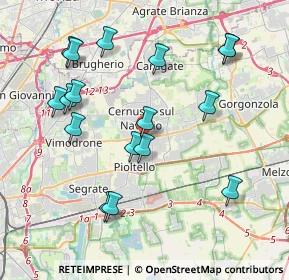 Mappa Via S. Pio X, 20063 Cernusco sul Naviglio MI, Italia (4.17)