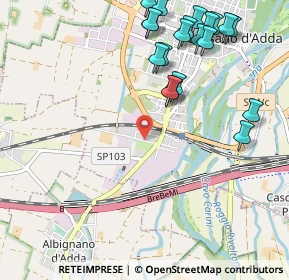 Mappa Via Cascina Casotta, 20062 Cassano d'Adda MI, Italia (1.2555)