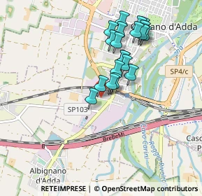 Mappa Via Cascina Casotta, 20062 Cassano d'Adda MI, Italia (0.814)