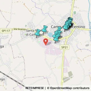 Mappa Via dell'Industria, 36043 Camisano Vicentino VI, Italia (1.0295)