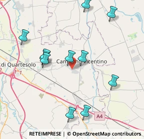 Mappa Via dell'Industria, 36043 Camisano Vicentino VI, Italia (4.19)