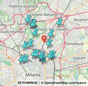 Mappa 20126 Milano MI, Italia (3.34263)