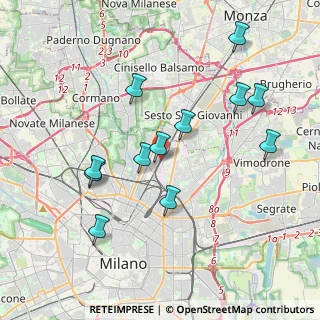 Mappa 20126 Milano MI, Italia (3.85083)