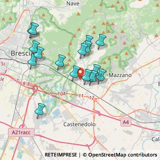 Mappa Via Breve, 25086 Rezzato BS, Italia (3.53813)