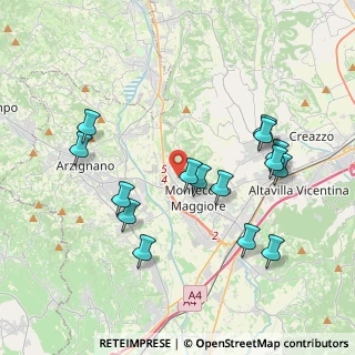 Mappa Via S. Scaramuzza, 36075 Montecchio Maggiore VI, Italia (3.96467)