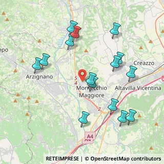 Mappa Via S. Scaramuzza, 36075 Montecchio Maggiore VI, Italia (4.28133)