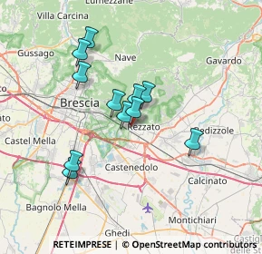 Mappa Via Giuseppe Mazzini, 25135 Brescia BS, Italia (5.71364)
