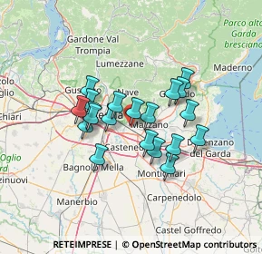 Mappa Via Giuseppe Mazzini, 25135 Brescia BS, Italia (10.381)