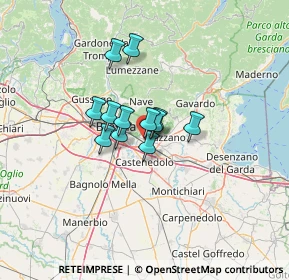 Mappa Via Giuseppe Mazzini, 25135 Brescia BS, Italia (7.77167)