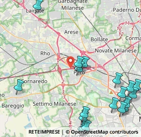 Mappa 20016 Pero MI, Italia (6.1355)