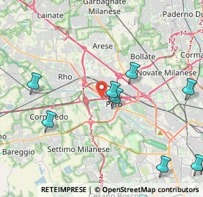 Mappa 20016 Pero MI, Italia (6.06455)