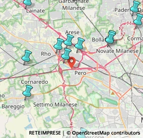 Mappa 20016 Pero MI, Italia (5.55143)