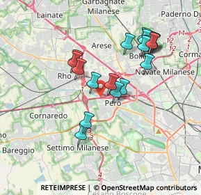 Mappa 20016 Pero MI, Italia (3.34389)
