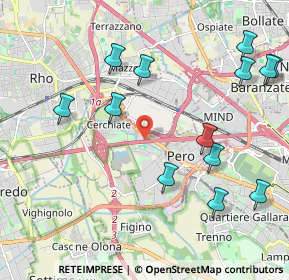 Mappa 20016 Pero MI, Italia (2.42077)