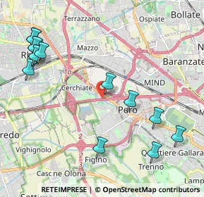 Mappa 20016 Pero MI, Italia (2.61286)