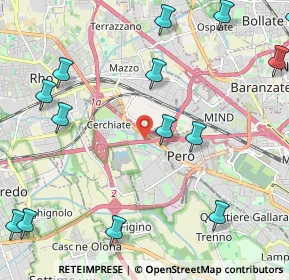 Mappa 20016 Pero MI, Italia (2.91571)