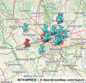 Mappa 20016 Pero MI, Italia (10.28368)