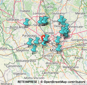 Mappa 20016 Pero MI, Italia (11.4115)