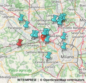 Mappa 20016 Pero MI, Italia (6.39063)