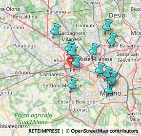 Mappa 20016 Pero MI, Italia (6.73385)