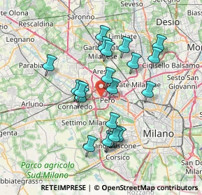 Mappa 20016 Pero MI, Italia (6.475)
