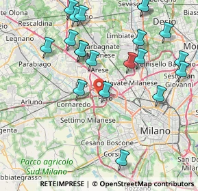 Mappa 20016 Pero MI, Italia (9.2205)