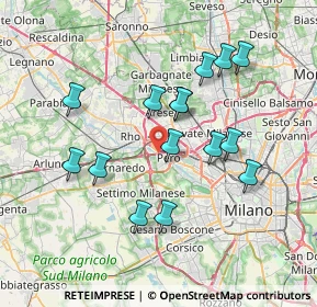 Mappa 20016 Pero MI, Italia (6.83667)