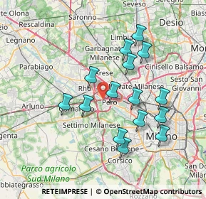 Mappa 20016 Pero MI, Italia (6.73133)
