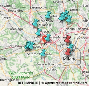 Mappa 20016 Pero MI, Italia (7.418)