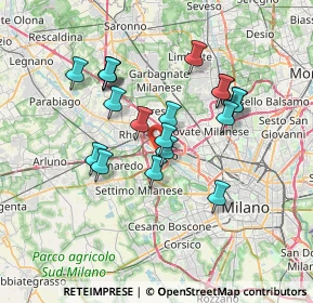 Mappa 20016 Pero MI, Italia (6.18105)