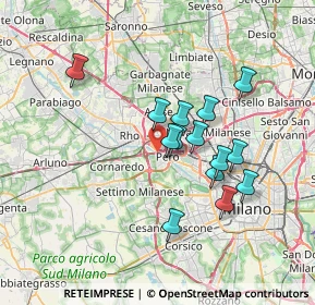 Mappa 20016 Pero MI, Italia (5.92786)