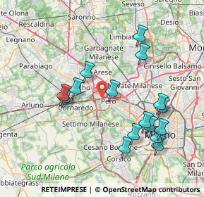 Mappa 20016 Pero MI, Italia (7.8525)