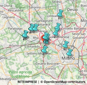 Mappa 20016 Pero MI, Italia (5.35071)