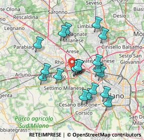 Mappa 20016 Pero MI, Italia (6.2285)