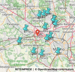 Mappa 20016 Pero MI, Italia (7.41214)