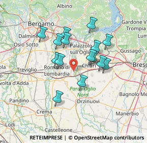 Mappa Via Volta Alessandro, 24054 Calcio BG, Italia (11.68933)