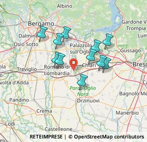 Mappa Via Enrico Fermi, 24054 Calcio BG, Italia (11.21182)