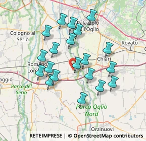 Mappa Via Volta Alessandro, 24054 Calcio BG, Italia (6.6105)