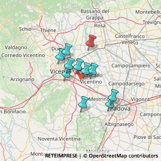 Mappa Via Riale, 36040 Grumolo delle Abbadesse VI, Italia (9.65818)