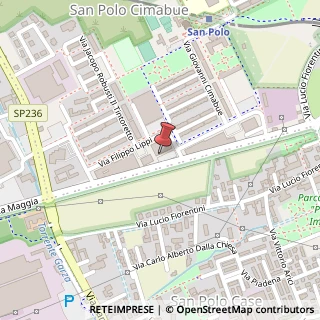 Mappa Via Filippo Lippi, 48, 25134 Brescia, Brescia (Lombardia)
