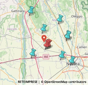 Mappa Via Roma, 28060 Castellazzo Novarese NO, Italia (6.67273)