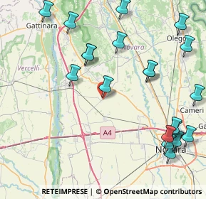 Mappa Via Roma, 28060 Castellazzo Novarese NO, Italia (10.354)