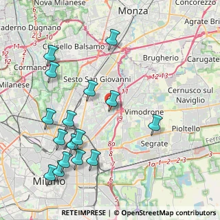 Mappa Via Privata Trasimeno, 20128 Milano MI, Italia (4.775)